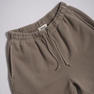 ELWOOD Clothing Core Sweat Shorts Size XS Vintage Brown Garment Dyed